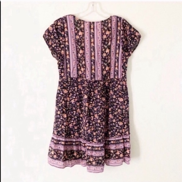 ARNHEM Bloom babydoll mini dress nightshade floral - Picture 7 of 12